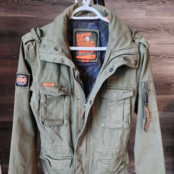 SuperDry Jacket Military Issue Rookie Edition Size Small British Design - Picture 1 of 11
